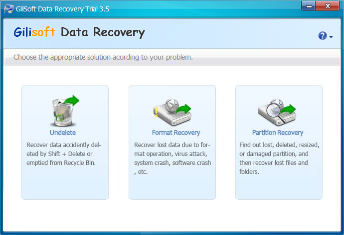 GiliSoft Data Recovery screenshot