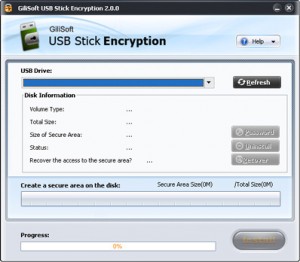 usb stick encryption's screenshot
