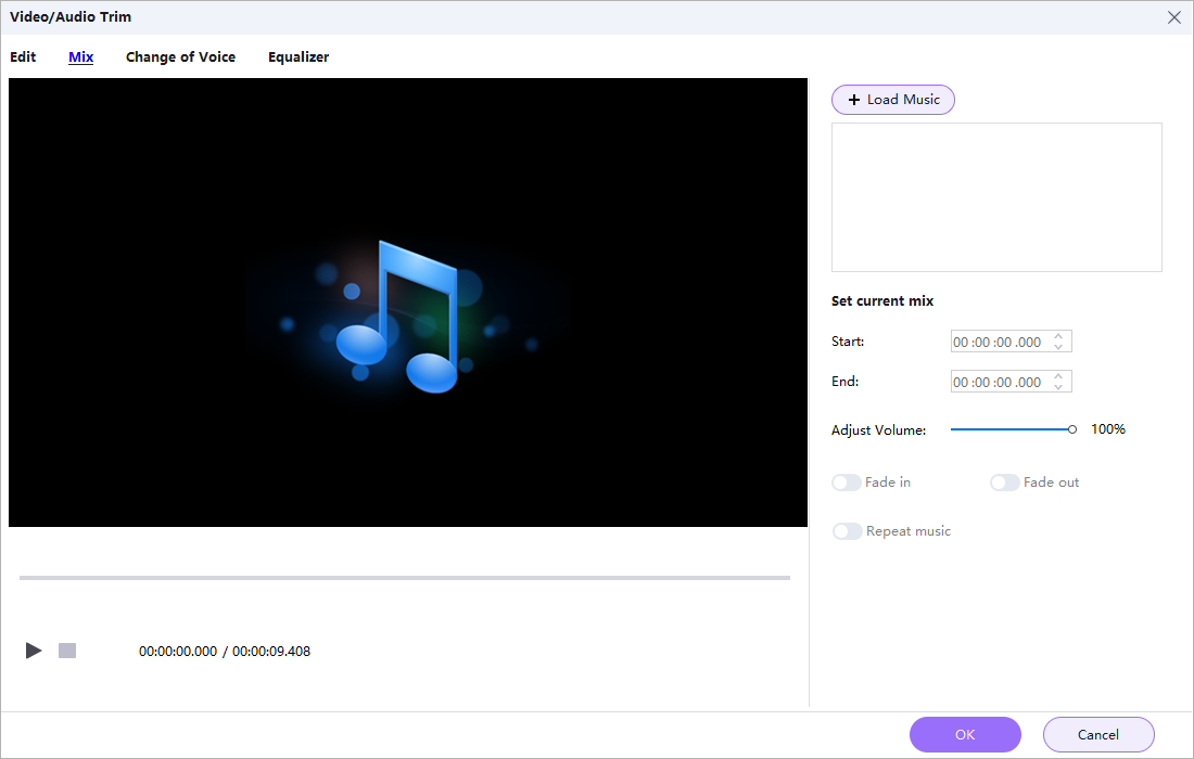 Mix and join audio files