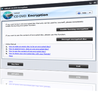 Gili CD DVD Encryption screenshot