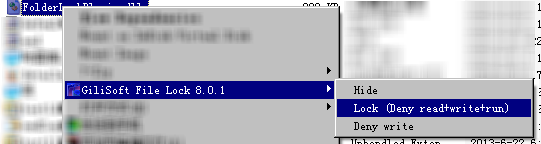 Disable access file
