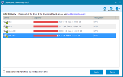 Windows 8 GiliSoft Data Recovery 6.5.0 full Windows 8 GiliSoft Data Recovery full