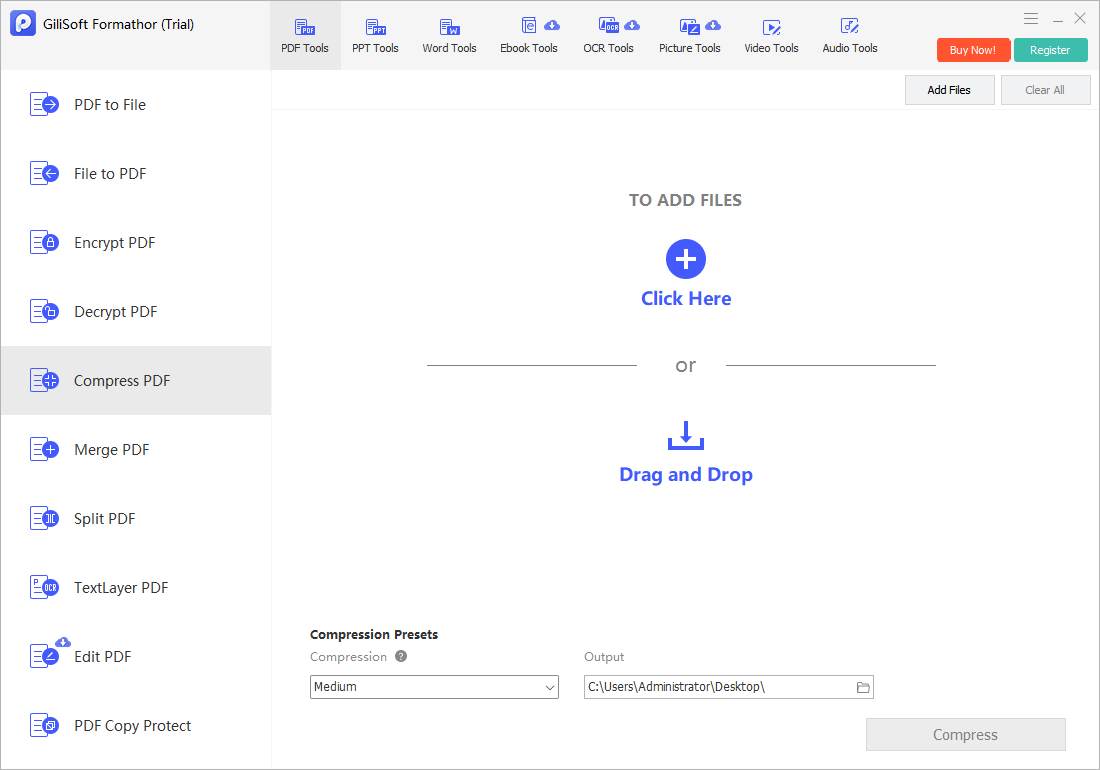 Compress PDF