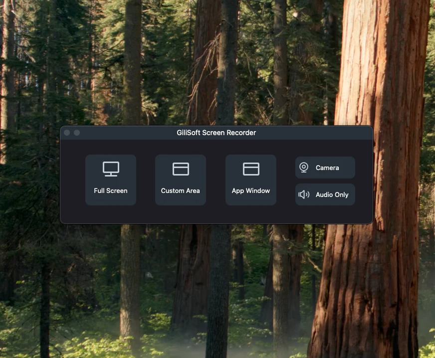 Screen Recorder for Mac main interface