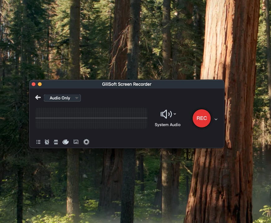 Internal audio and microphone controls for Mac screen recording