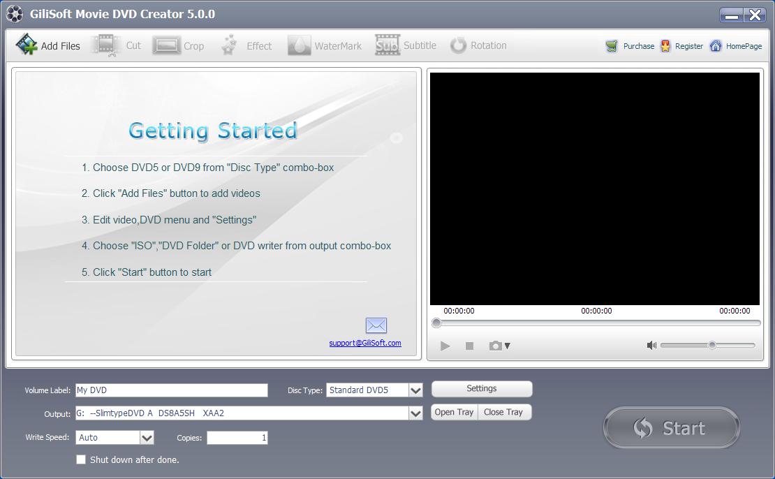 Windows 8 GiliSoft Movie DVD Creator full