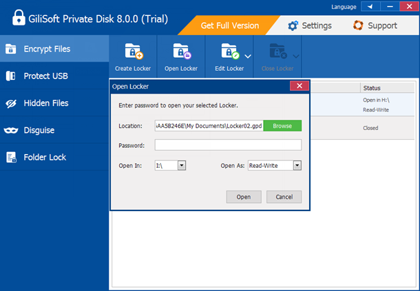 disk locker