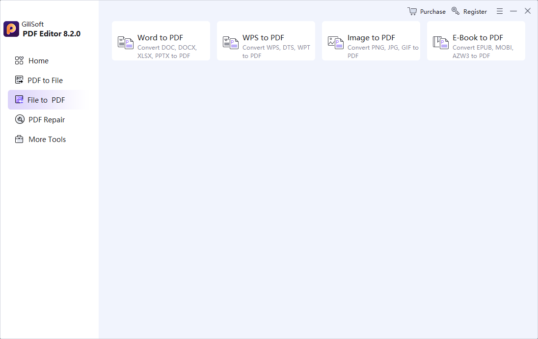 File to PDF