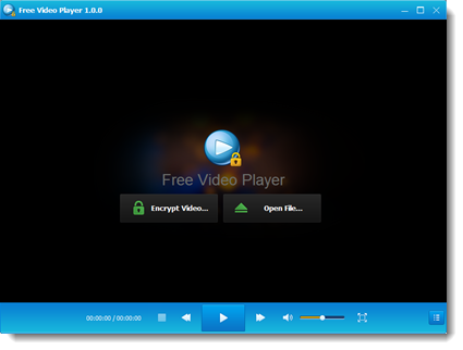 Open an encrypted GFX file in the protected player