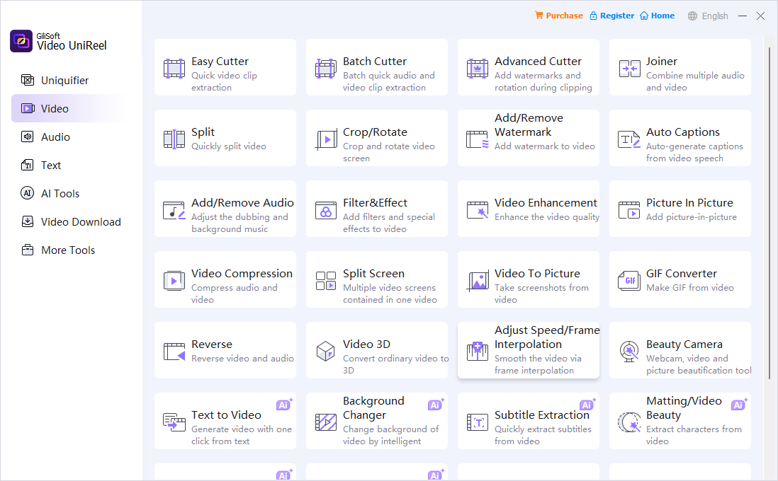 Video UniReel video editing tools