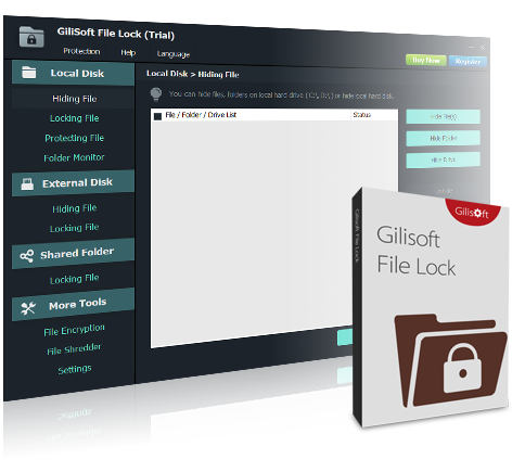 GiliSoft File Lock screenshot