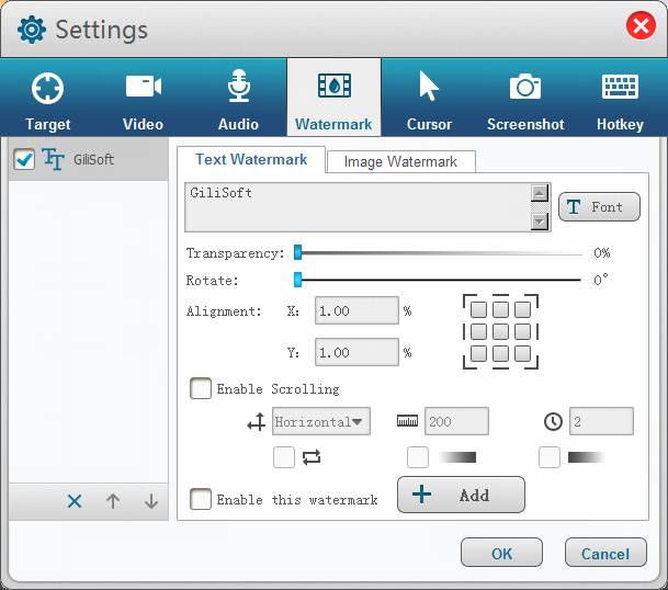 GiliSoft Video Recorder screenshot